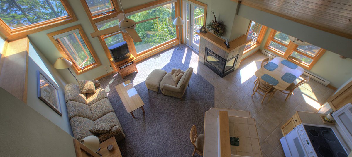 King suite loft at the main lodge