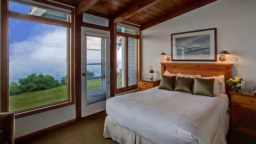 Suite with two queen beds at the main lodge